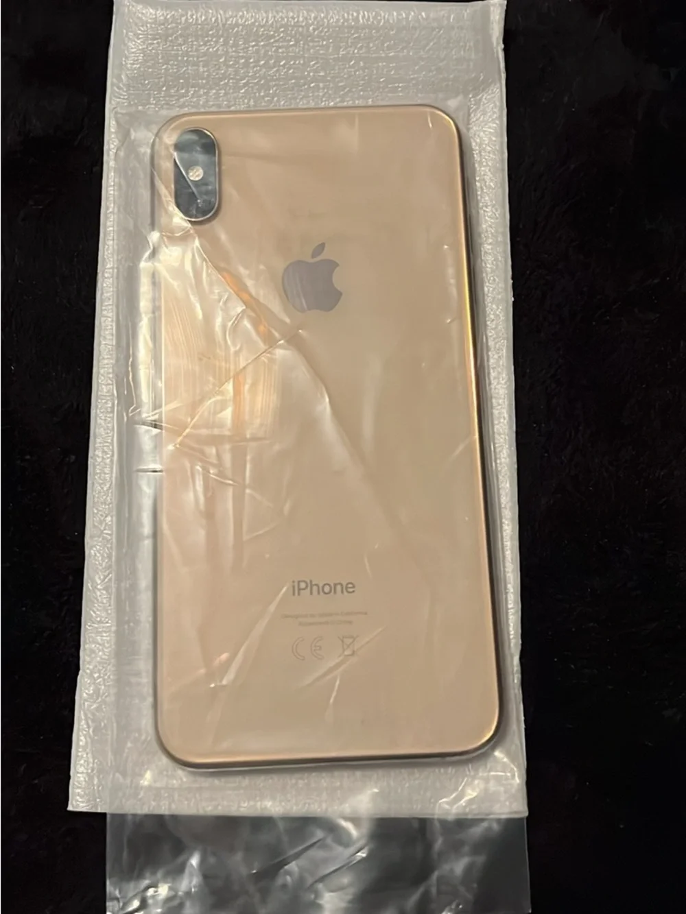 Apple iPhone XS Max 256GB Gold Back Cover - Shiny Gold Finish